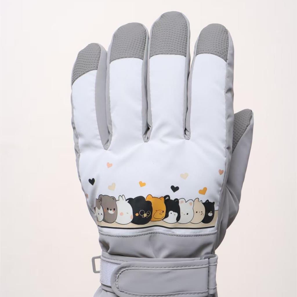 Unisex Winter Ski Gloves: Thick, Fleece-Lined, Windproof & Coldproof for Cycling & Snow Season