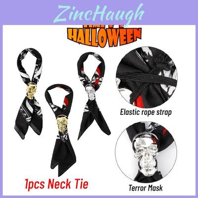 Halloween Skull Artwork Extra Neck Tie Kids Costume Dress-up Prop