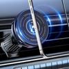 Adjustable Car Air Vent Phone Mount Magnetic Semiconductor Cooling 3 Speed Power Control for 4-7Inch Smartphones