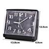1pcs Quartz Clock Movement Alarm  Table Bedside Silent Travel Mini  Night Glow