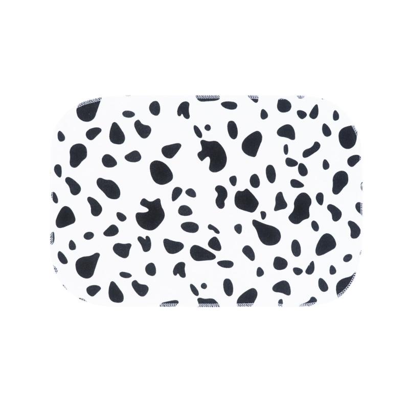 Gentle Baby Burp Cloth Comfortable Cotton Drooling Towel Print/Solid Color Multipurpose Nursing Essential