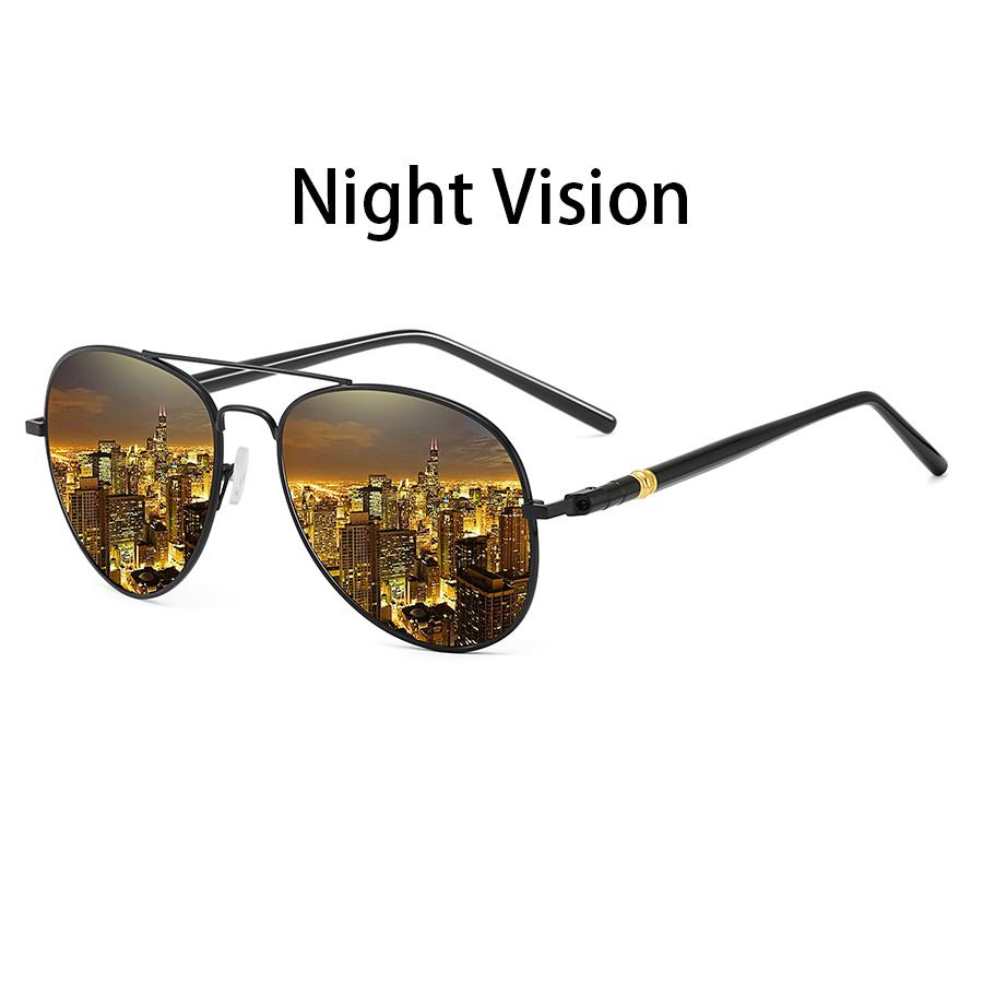 Fashion Vintage Pilot Metal Frame Sunglasses Men Women Eyewear Fishing Driving Man Luxury Brand Designer Sun Glasses