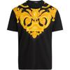 Versace Baroque Print Crew Neck Short Sleeve T-Shirt Men tops Black 1012174-1A10245-5B000