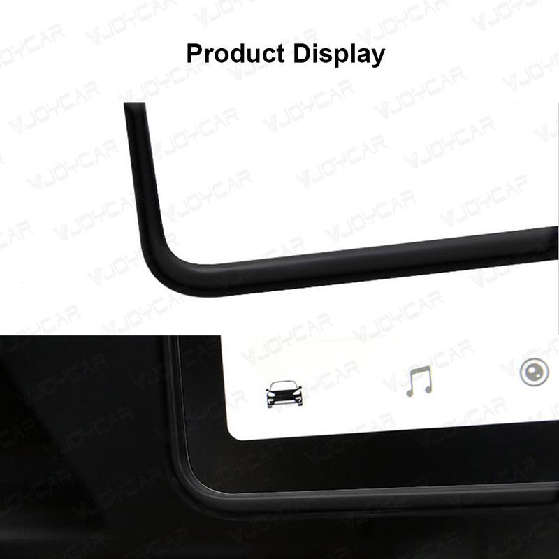For Tesla Model 3 Y Silicone Protective Frame Edge Cover 15.4'' 16'' Central Control Navigation Screen Protector Trim