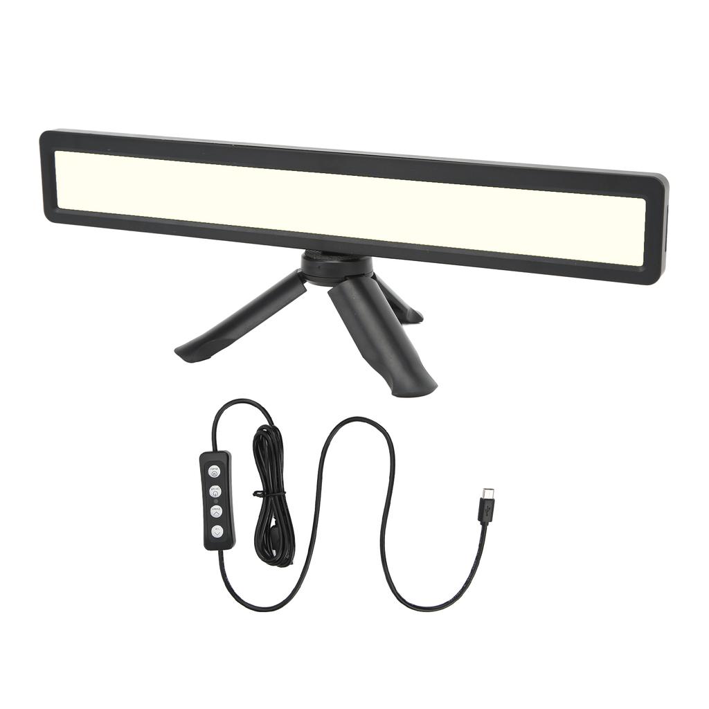 Mini LED Fill Light 2500 to 9000K 3 Color Temperature Conference Fill Light with Adjustable Angle Clip