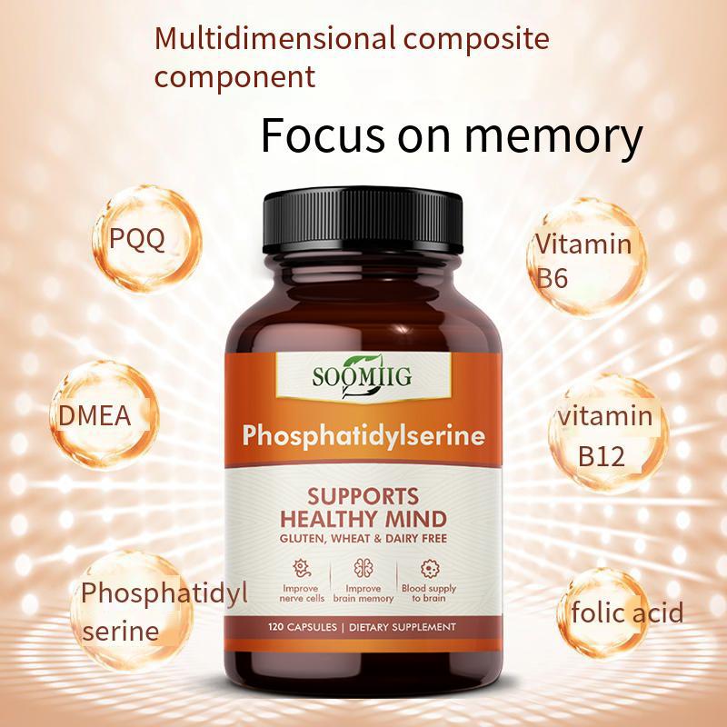 Phosphatidylserine Improve Memory Enhance Cognitive Abilities 120 Capsules