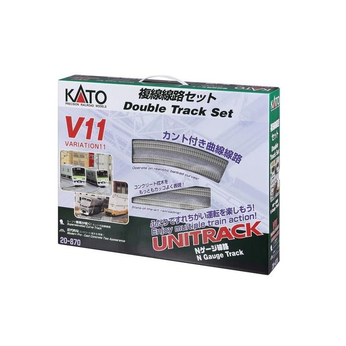 KATO N Gauge V11 Double Track Set 20-870 Railway Model Track Set