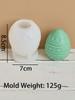 3D Easter Egg Silicone Candle Mold Embossment Egg Candle Making Supplies Plaster Ornaments Handmade Soap Mould Home Decor Gifts