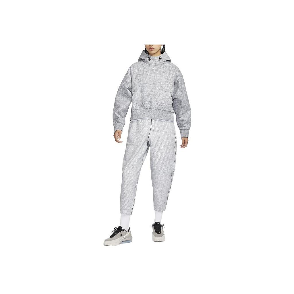 Nike Forward Series Solid Color Loose Fit Casual Hoodie Women hoodies Smoke-Gray FN0297-077