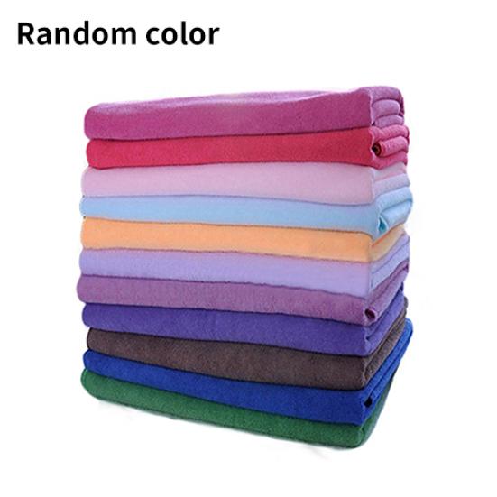 Absorbent Microfiber Fleece Shower Spa Body Wrap Bathing Towel 70x140cm