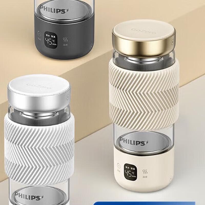 Philips Portable Mini Electric Health Kettle with Tea Infuser CN plug (adapter included)