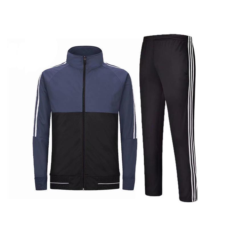 Autumn Winter Sports Team Uniform: Long-Sleeved Jacket and Training Set for Children and Adults