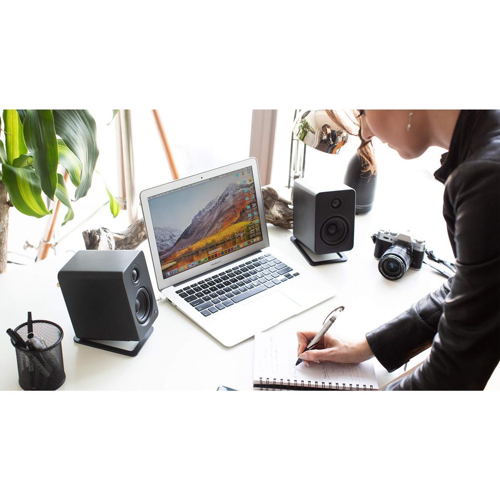 [Official Japanese Product] Kanto Desktop Speaker Stand S2 Black