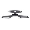 Adjustable Motorcycle License Plate Bracket Universal Folding License Plate Tail Light Mount Holder for ATV Motorbike