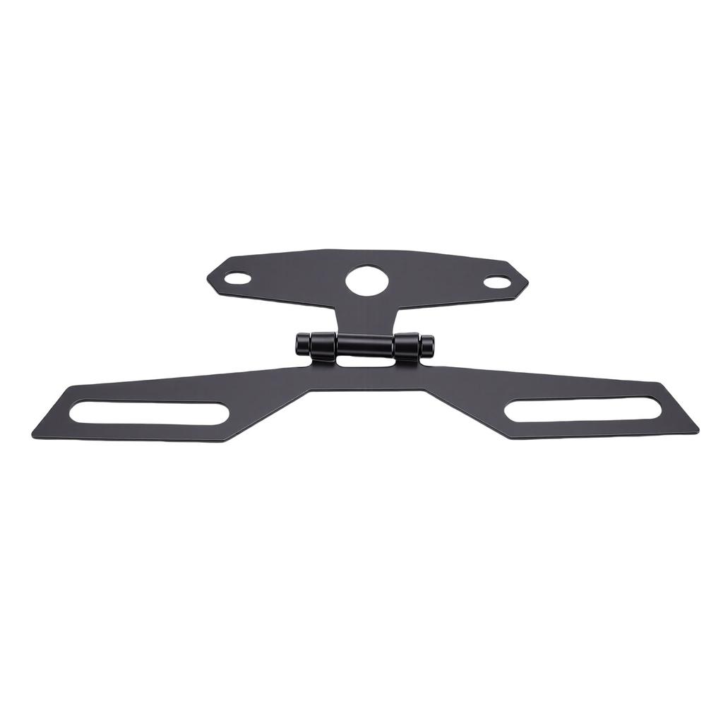 Adjustable Motorcycle License Plate Bracket Universal Folding License Plate Tail Light Mount Holder for ATV Motorbike