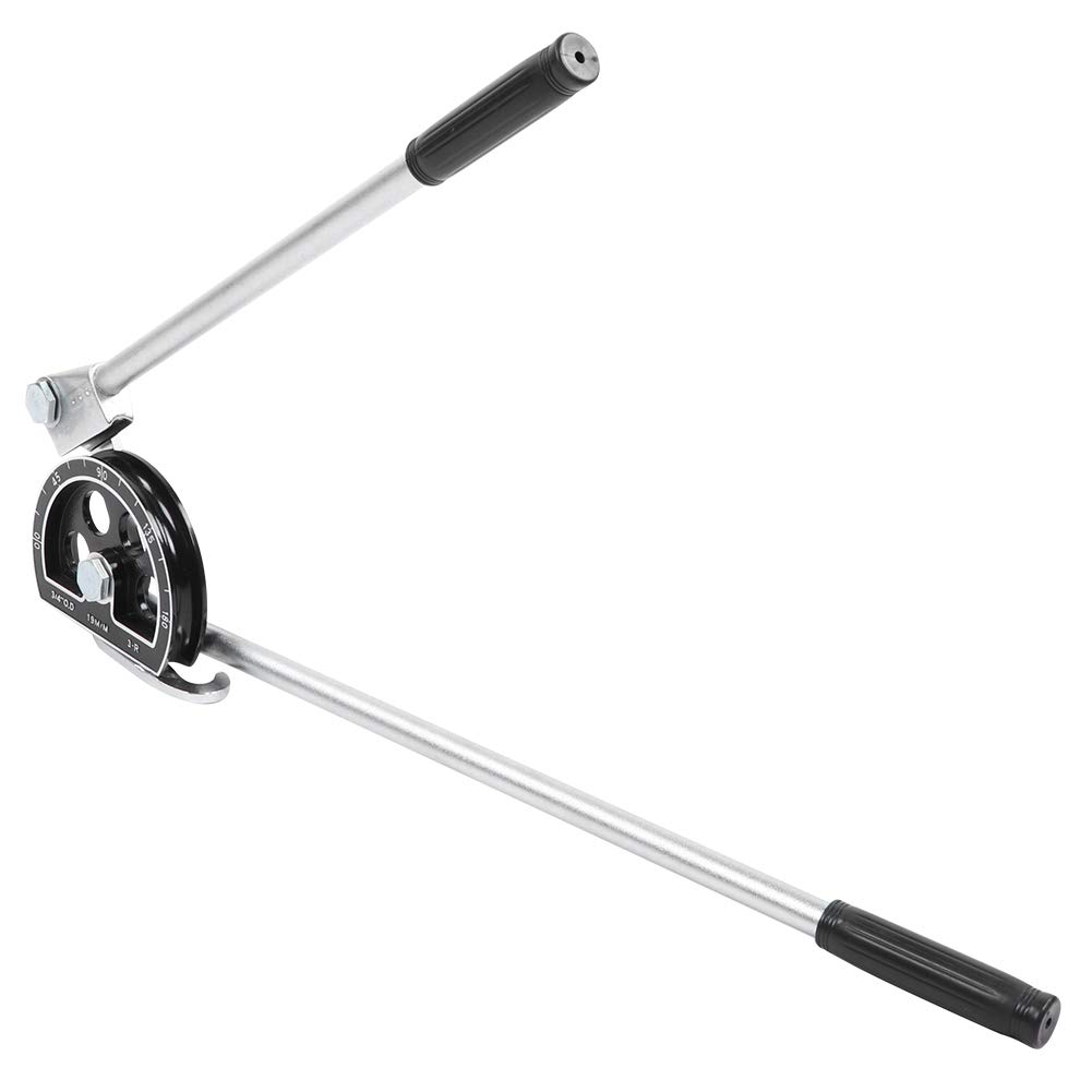 19mm Pipe Hand 180 Steel Aluminum Alloy Pipe Bender Manual Tube Bender for Bending Copper and Aluminum Bender, Tool, Degrees, High-Hardness + Kit,
