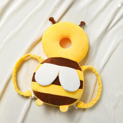1 Set Baby Anti-fall Pillow Baby Walking Leaning Head Back Protector Cartoon Bee Shape Baby Protect Pillow Prevent Injured