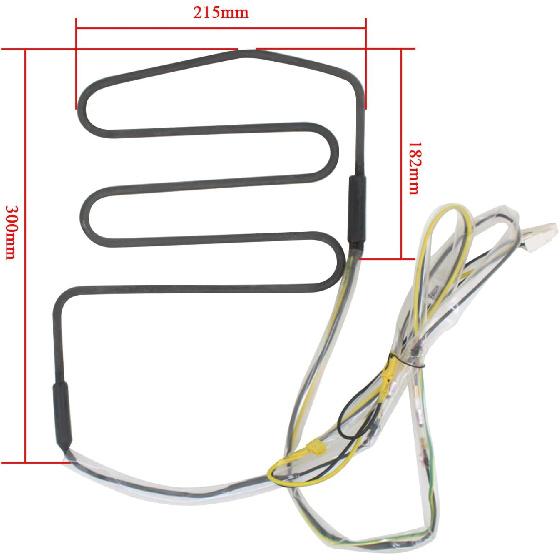 Refrigerator heating defrost element heating wire tube for Freezer Defrosting Heating Tube Defrost refrigeration Accessories