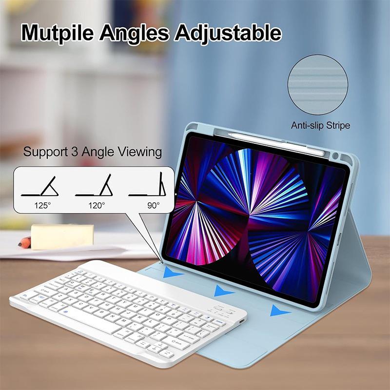 iPad Pro 11 & Air 10.9 Magnetic Keyboard Case with Protective Cover