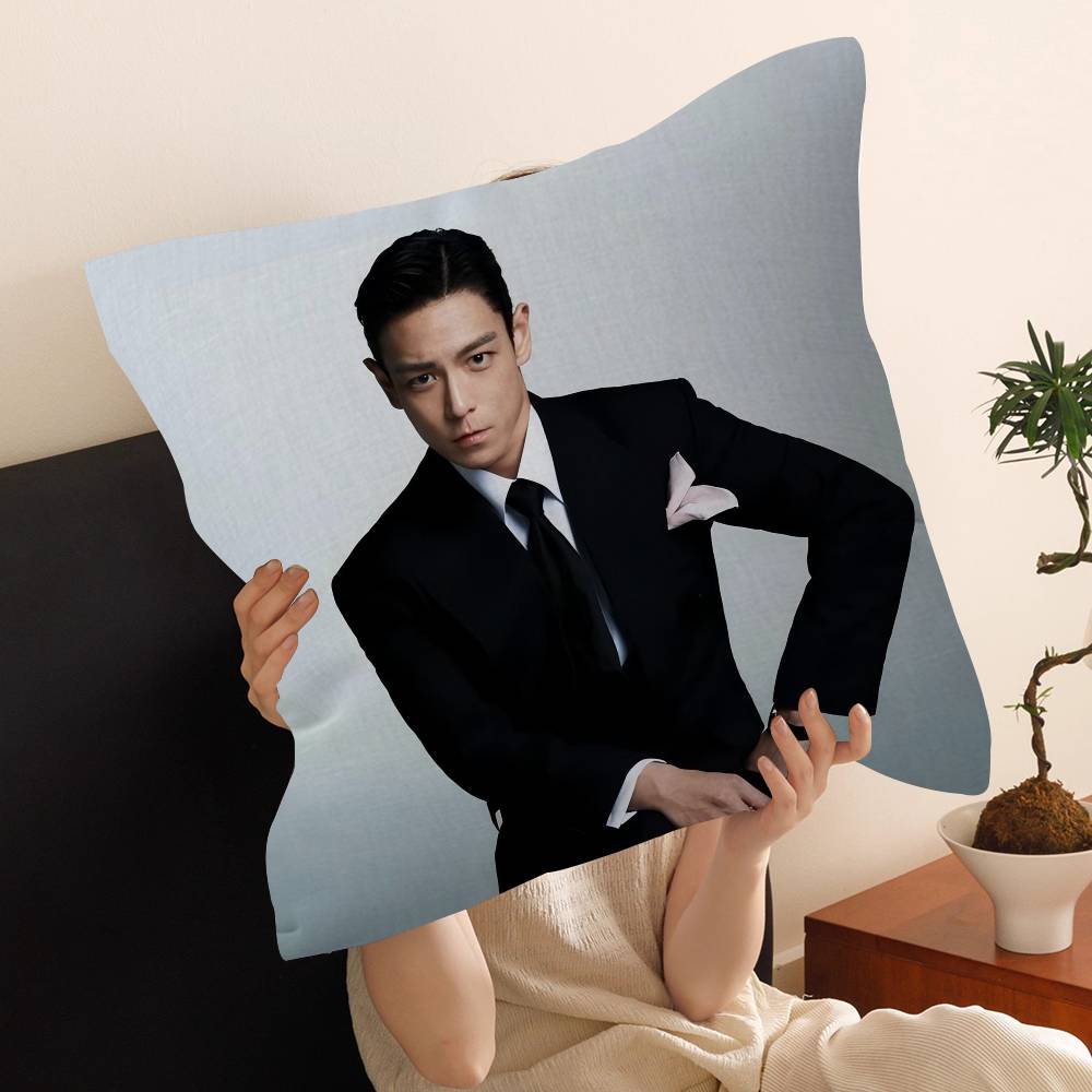 Korean Celebrity Singer T-TOP Pillow Cover Sofa Cushion Cover Home Room Decoration Children Gift