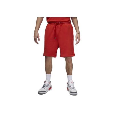 Wordmark Logo Drawstring Straight Shorts Men Bottoms Mystic-Red FJ0700-622