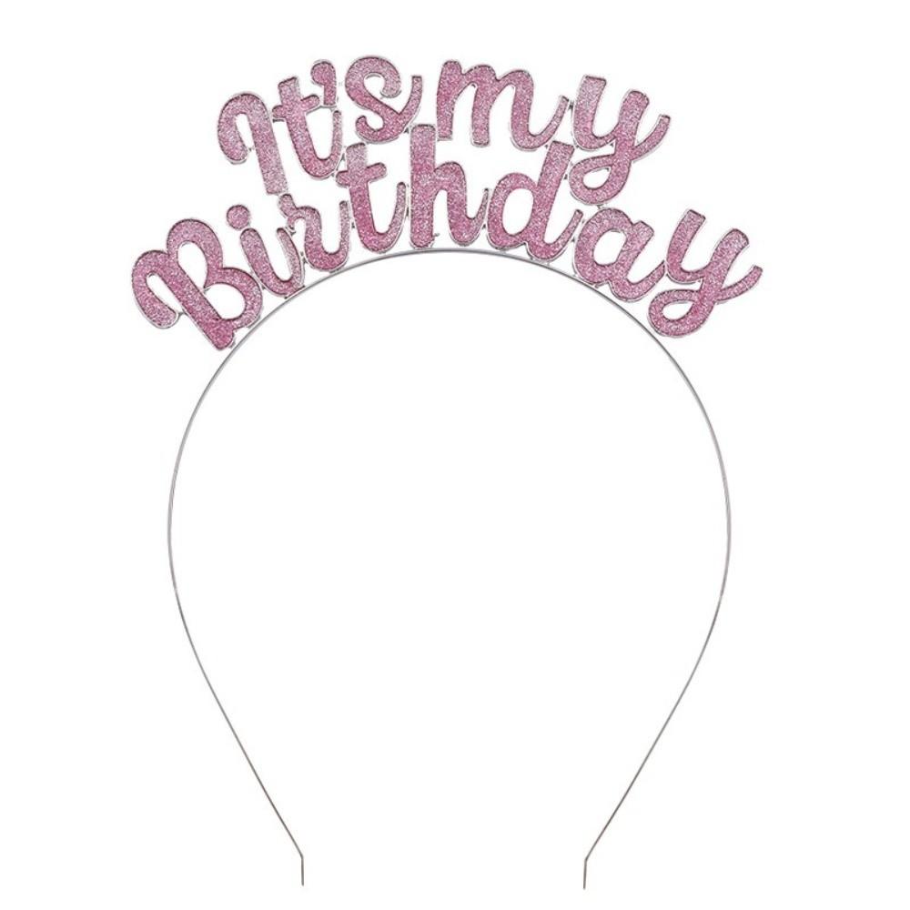 It's My Birthday Birthday Headband Alloy Party Headwear Girls Accessories