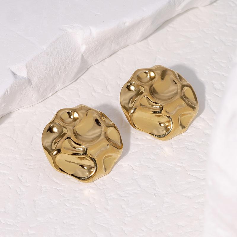 Stainless Steel Earrings for Women Men Fashion Silver Color Geometric Metal Twists Earrings New Chinese Style Jewelry Gifts