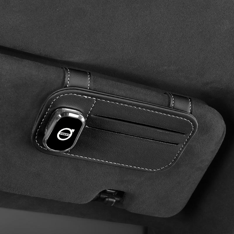 

Car Sun Visor Sunglasses Case Eyeglasses Storage Clip Accessories For Volvo XC60 V50 V40 XC90 S60 S40 S80l V90 V60 EX90 S90 XC40