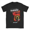 The Classic Rock Band Oasis Men's Pure Cotton T-shirt Y2K Short-sleeved Summer Fashion Trend Casual Wear Top