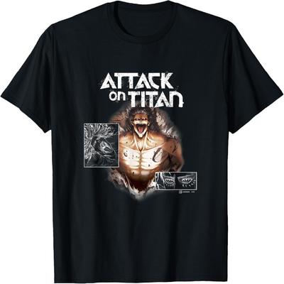 Eren Yeager The Attack Titan Epic Big Poster T-Shirt
