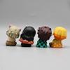 4pcs Demo Slayer Gk Kamado Tanjirou Kamado Nezuko Q Edition Shoulder To Shoulder Sleep Desktop Decoration Model Children ToyGift