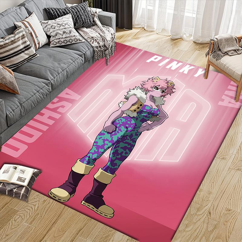 My Hero Academia Female Characters Area Rug, MHA Fan Cozy Carpet, Great Gift.chl