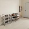 Stainless Steel Shoe Rack MultiLayer Storage Organizer for Home Dormitory 3Tier/40cm