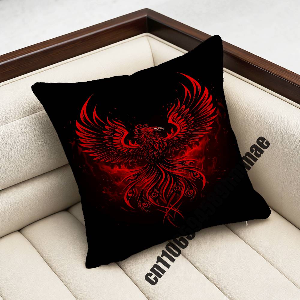 For Phoenix Throw Pillow Case Sham 45X45Cm 35X35Cm Square Bedroom Pillowcase Cushion Cover