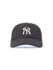 Emelbi Peach Twill Structured Ball Cap Ny (Charcoal Grey)