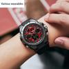 Ceas Electronic Multifuncțional pentru Bărbați, Stil Nou Harajuku, Craniu, Impermeabil, Sporturi în Aer Liber