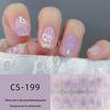 Waterproof Long-Lasting No-Bake 3D Gel Nail Stickers - Removable & Wearable Full-Cover Nail Polish Patches for Women