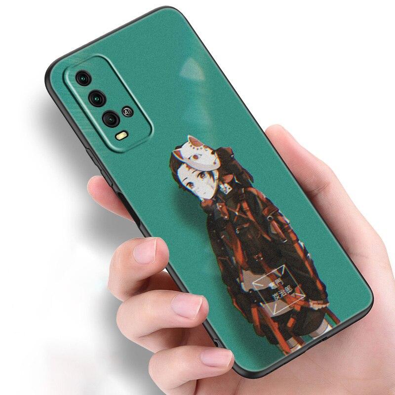 Cartoon Japan Anime Demon Slayer Silicone Phone Case For Xiaomi Redmi Note 11 10 9 8 Pro 11T 10T 10S 9S 8T 9 9A 9C 9T Cover
