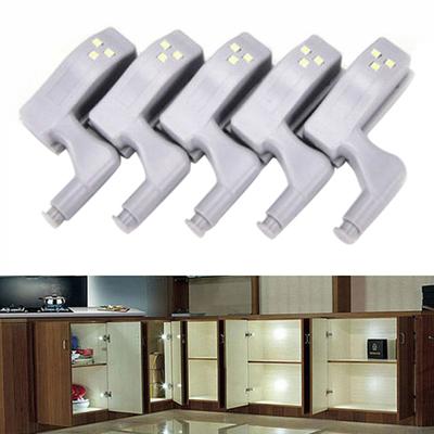 1/10Pcs LED Hinge Light Smart Sensor Kitchen Cabinet Cupboard Wardrobe Lamp