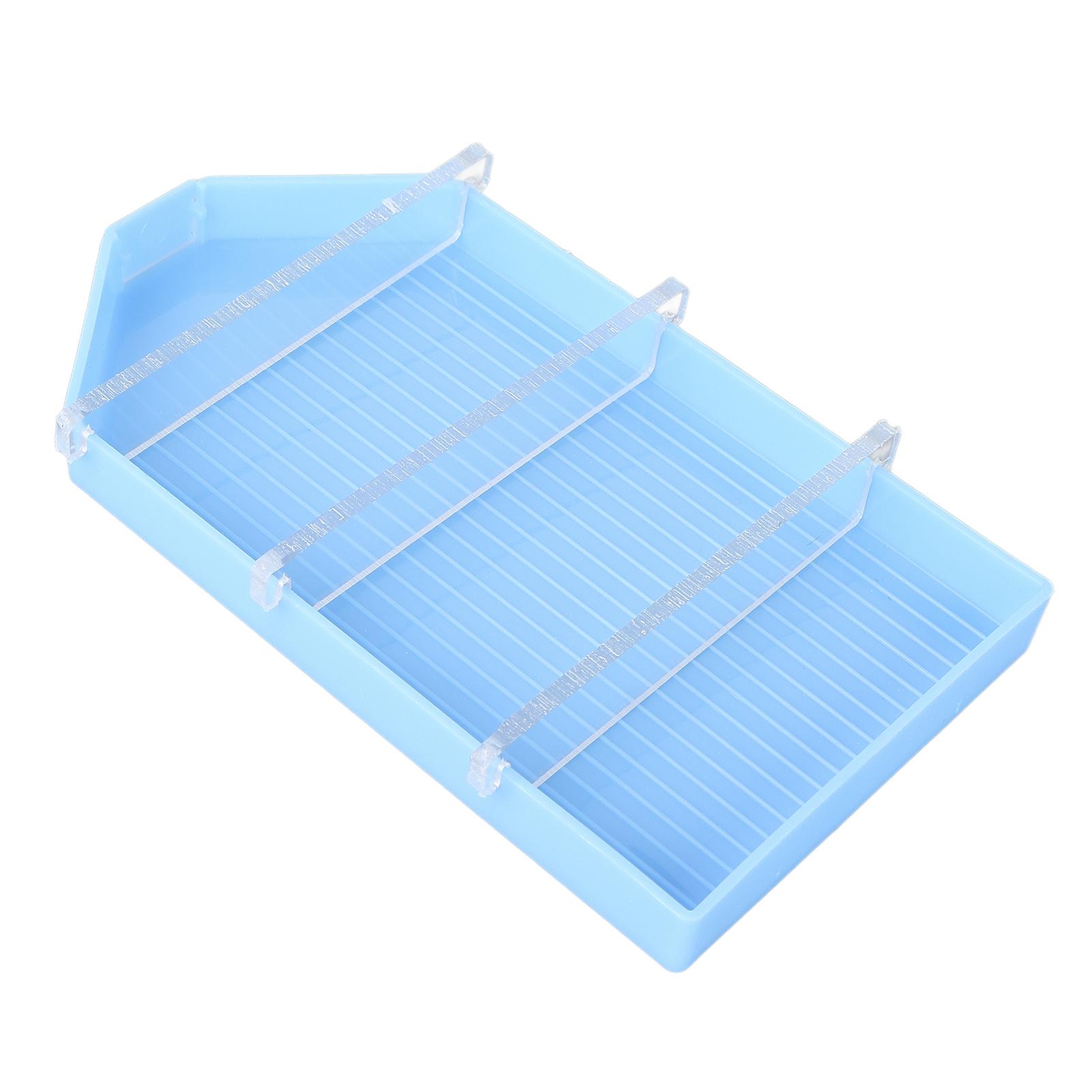 

Bead Sorting Trays Organizer Diamond Painting Accessories Storage Tray Tools Plate Containers for DIY Art CraftBlue синий