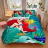 Underwater Mermaid Adventure Print 3Pcs Bedding Setduvet Cover With 2 Bedropillowcase Home Birthday Gift