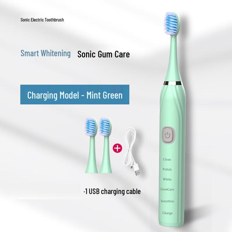 

QBM Sonic Rechargeable Electric Toothbrush for Adults