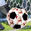 Christmas Cat Hat Customize Your picture Size 5 Soccer Ball Machine Sewn Indoor/Outdoor Training and Matches Personalized Soccer Ball