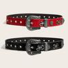 PU Leather Belt Ladies Fashion Belts for Women Luxury Designer Brand Youth Punk Needle Buckle Casual Pants PersonalityJeans Belt