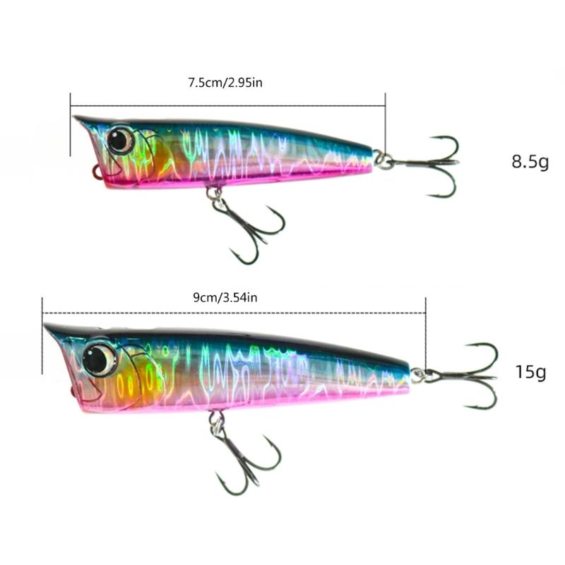 Fishing Lures with Trebles Hook Swimbait Fishing Popper Baits Pencil Trouts Fishing Lures Topwaters Hard Swimbaits