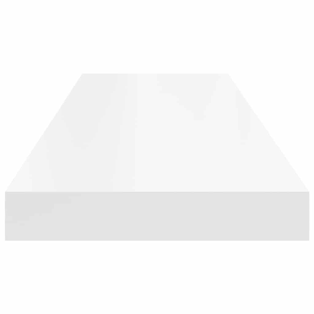 Floating Shelves Set 4 Pcs White 80 X 23.5 X 3.8 Cm MDF