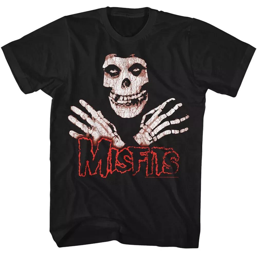 Misfits Distressed Skeleton T-Shirt Unisex T-Shirt XXL