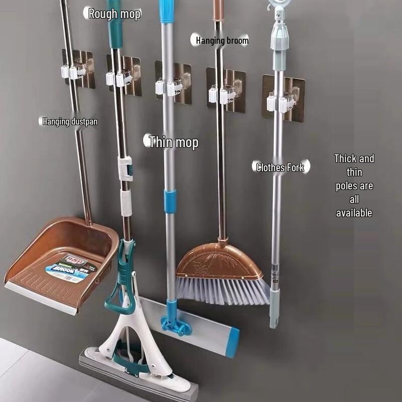 Self-Adhesive Wall Mop Holder