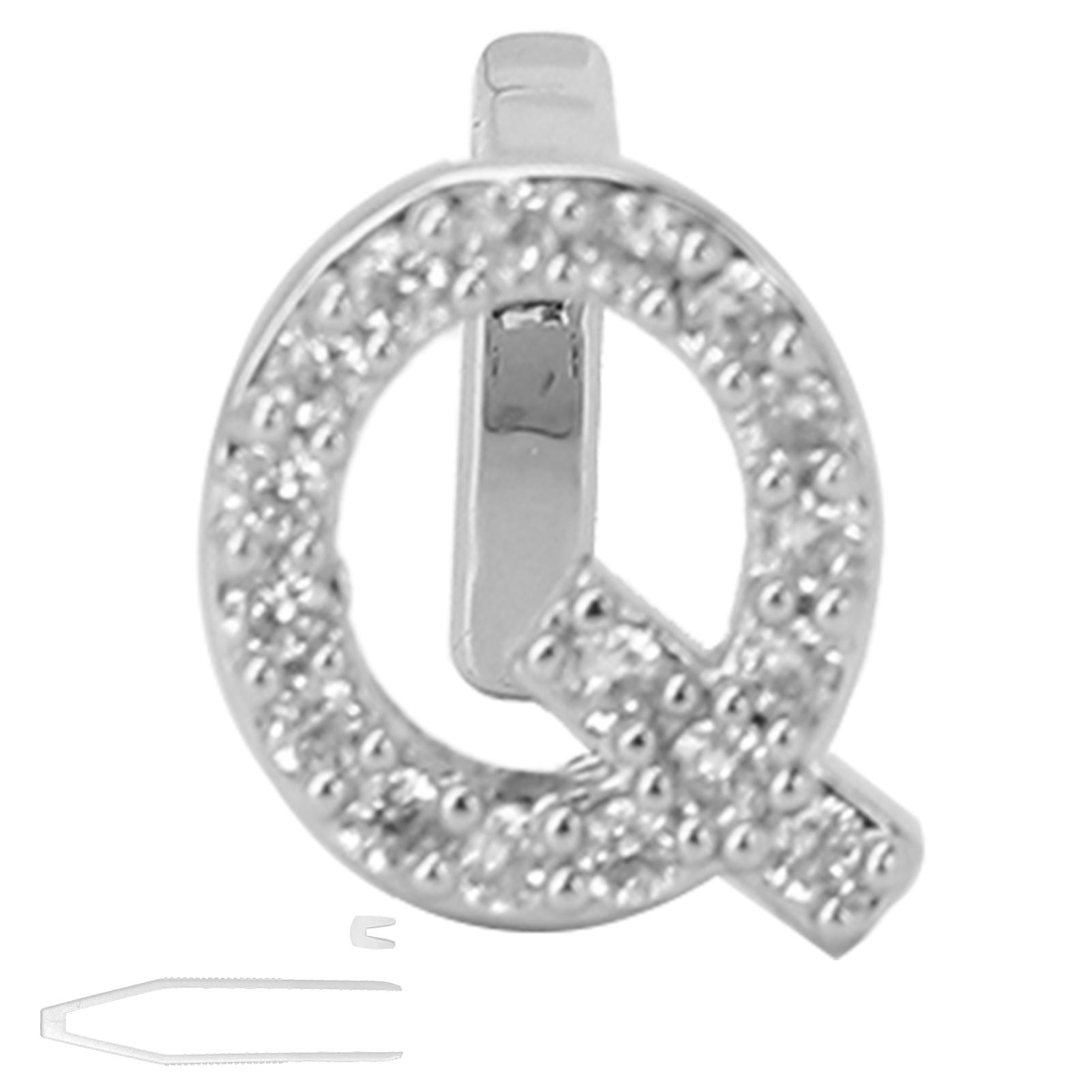 

Позолоченные английские буквы, брекеты для зубов, медные украшения для зубов для Хэллоуина, вечеринки Silver Q