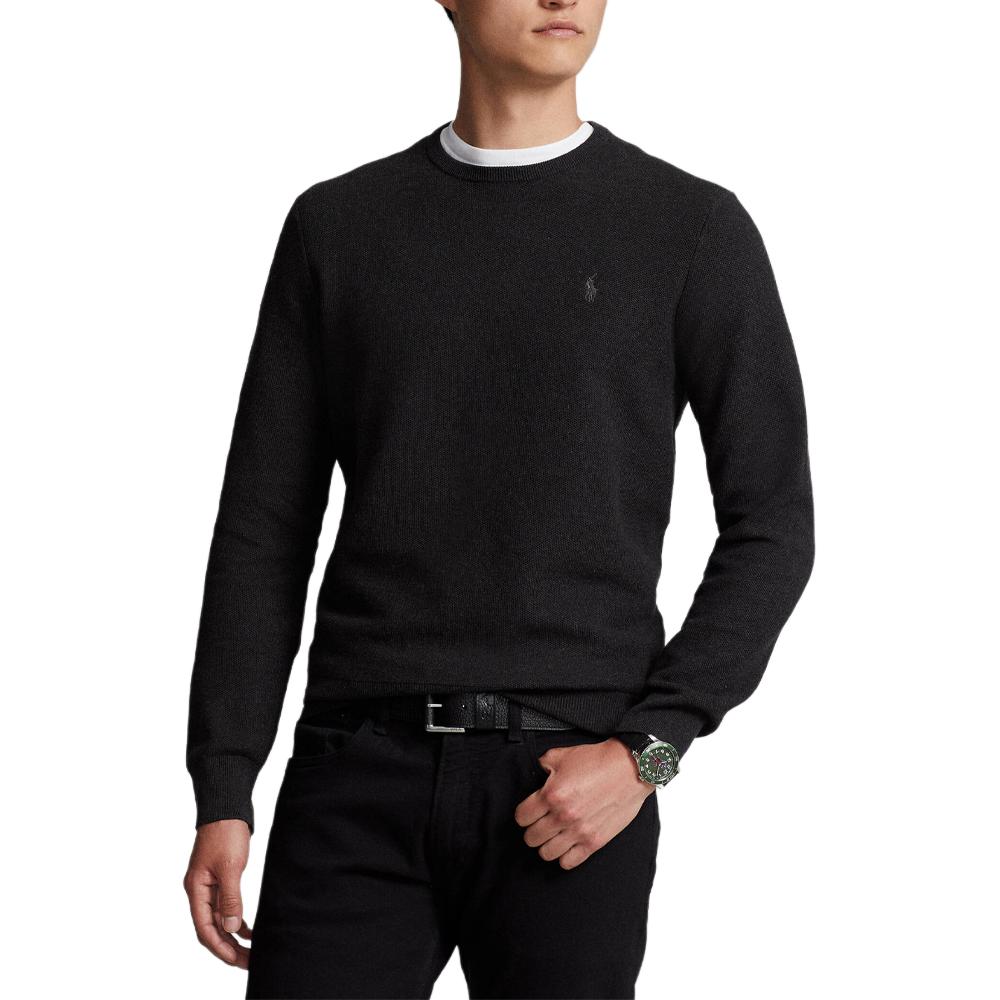 Polo Ralph Lauren FW24 Knitwear Standard Men's Charcoal Gray 710918163-005